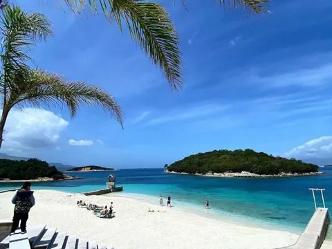 Beach near ABEDINI Boutique Hotel Ksamil in Ksamil