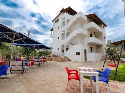 Terrace at ABEDINI Boutique Hotel Ksamil in Ksamil