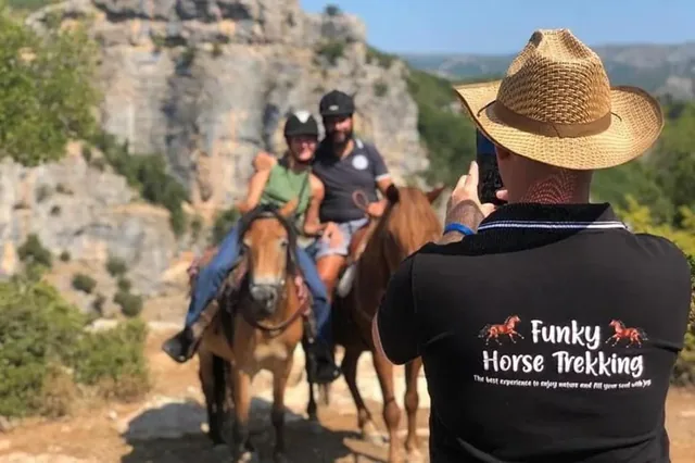 Horse riding in Vjosa National Park, in Përmet