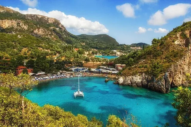 Corfu and Paleokastritsa by boat, full day