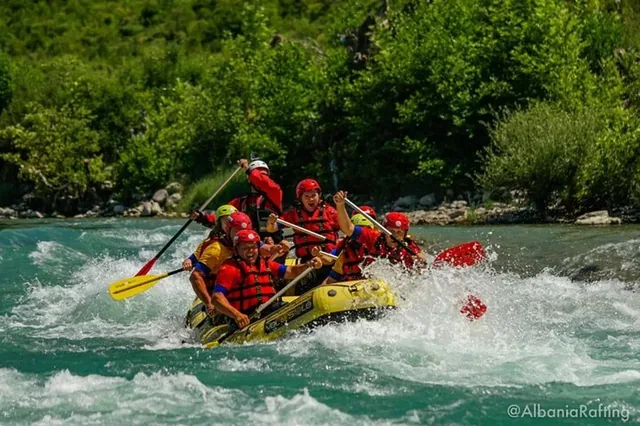 Rafting on the Vjosa River, near Gjirokastër