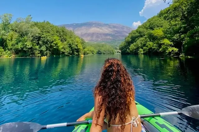 Kayaking at the Blue Eye, scenic train and Lëkurësi Castle