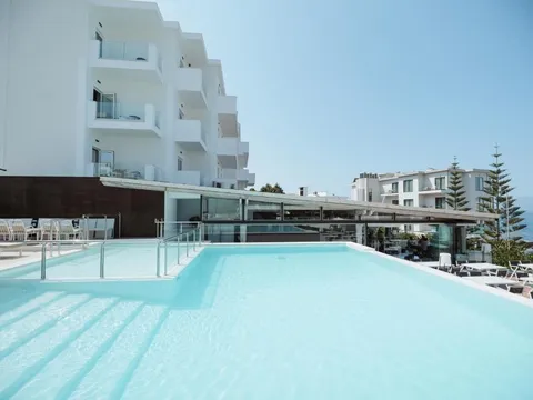 Rooftop pool at the Hotel Agimi in Saranda