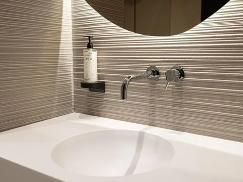 Bathroom at Hotel Beke in Vlora