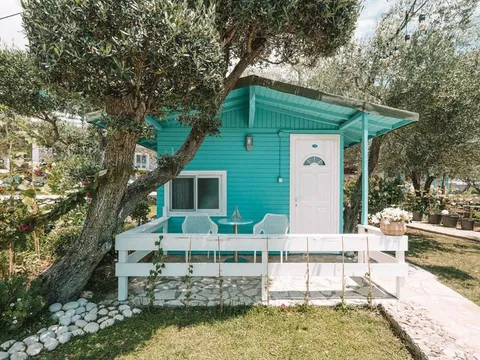 Esterno dei Drymades Bungalows Adults Only a Dhërmi