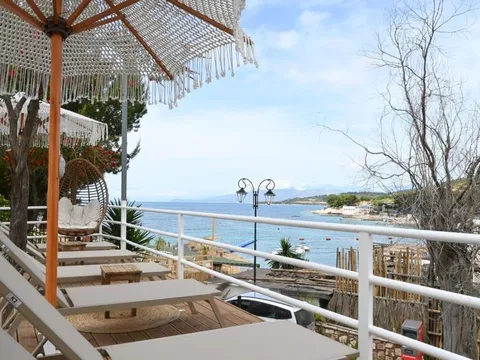 Balcony with views at EMAR Beachfront Hotel Ksamil in Ksamil