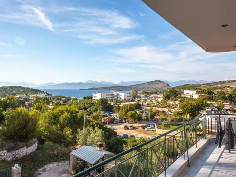 Balcony with views at Noemi's Hotel in Ksamil