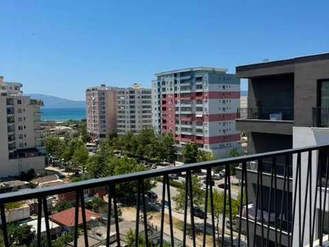 Balkon mit Aussicht im South Inn Hotel in Vlora