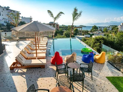 Swimming pool at Sunlight Hotel in Ksamil