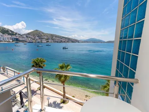 Sea views from the Titania Hotel in Saranda